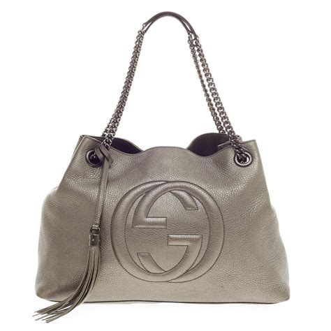 gucci soho leather chain strap shoulder bag|gucci soho denim bag.